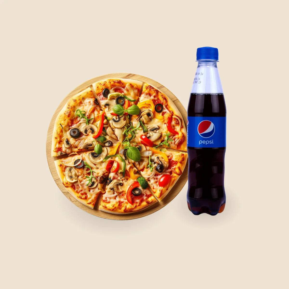 6 inch Pizza With Cold Drink